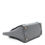 Baby Drummed Calfskin Micro Luggage Kohl