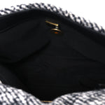 Tweed Quilted Medium Chanel 19 Flap Grey