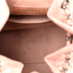 Aged Calfskin Quilted Small Gabrielle Backpack Pink