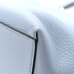 Grained Calfskin Rockstud Shoulder Tote Niagara