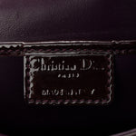Patent Cannage Lady Dior Chain Wallet Purple