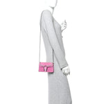 Velvet Crystal Super Mini Dionysus Shoulder Bag Malva