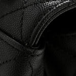 Caviar Quilted Mini Coco Handle Flap Black