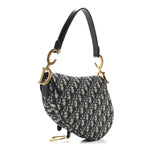 Oblique Saddle Bag Blue