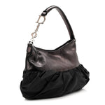 Satin Ballet Evening Bag Black
