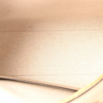 Calfskin Diana Bamboo Boston Oatmeal Vintage Green