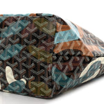 Goyardine Saint Louis Lettres Camouflage PM Black Blue