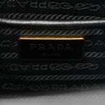 Saffiano Medium Galleria Double Zip Tote Black