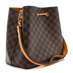 Damier Ebene Neonoe MM Safran