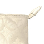 Lambskin Embossed Monogram Coussin PM Beige Cream