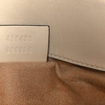 Calfskin Matelasse Super Mini GG Marmont Shoulder Bag White