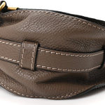 Calfskin Mini Marcie Round Crossbody Bag  Army Green