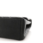 Caviar Quilted Maxi Double Flap Black