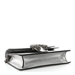 Metallic Calfskin Super Mini Dionysus Shoulder Bag Silver