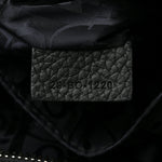Grained Calfskin Saddle Soft Bag Black
