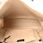 Linen Calfskin Rive Gauche Tote Optic White