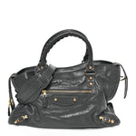 Agneau Giant 12 Gold Hardware City Gris Fossile