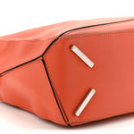 Grained Calfskin Small Puzzle Bag Orange