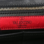 Vitello Medium Rockstud Tote Tote Black