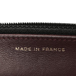 Aged Calfskin Lucky Charms 2.55 Reissue Wallet on Chain WOC Black