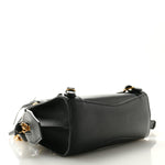 Smooth Calfskin Neo Classic Brass Hardware Nano City Crossbody Black