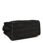 Cotton Canvas Small The Traveler Tote Bag Black
