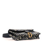 Oblique Saddle Belt Bag Blue