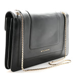 Calfskin Serpenti Forever Crossbody Bag Black