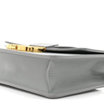 Box Calfskin 30 Montaigne Flap Bag Gray