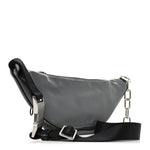 Nylon Logo Printed Attica Belt Bag Reflective Silver
