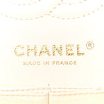 Caviar Quilted Small Double Flap White