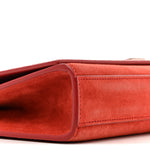 Suede Star Medium Classic Monogram Kate Satchel Berry Red