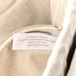 Canvas Barenia Fourbi 25 MM Pouch Naturel Fauve
