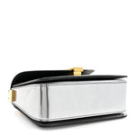 Metallic Calfskin Concerto Bag SIlver