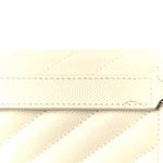 Grain De Poudre Textured Mixed Matelasse Large Triquilt Monogram Satchel Porcellana