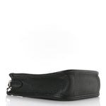 Vitello Daino Soft Mini Hobo Messenger Bag Black