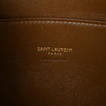 Suede Pochon Shoulder Bag Caramel Cognac