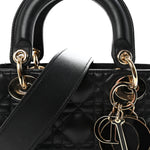 Lambskin Cannage Small My ABCDior Lady Dior Black