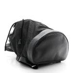 Econyl Nylon Monogram Off The Grid Drawstring Bucket Backpack Black