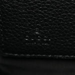 Pebbled Calfskin Shoulder Bag  Black