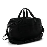 Nylon Signature Duffle  Black