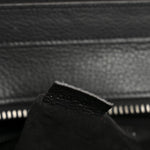 Drummed Calfskin Micro Luggage Black