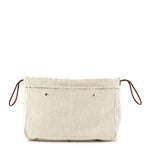 Canvas Barenia Fourbi 25 MM Pouch Naturel Fauve