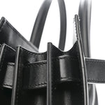 Calfskin Bi-Color Small Sac De Jour Burgundy Black