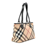 Supernova Check Small Nickie Tote Black
