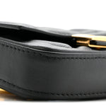 Nappa Matisse FF Embossed Nano Baguette Charm Black