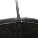 Grained Calfskin Medium N/S Park Tote Black