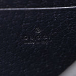 GG Supreme Monogram Textured Dollar Calfskin Mini Dionysus Chain Wallet Beige Blue