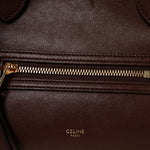 Supple Shiny Lambskin Medium New Luggage Brick