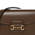 Azalea Calfskin Horsebit 1955 Shoulder Bag Brown Sugar